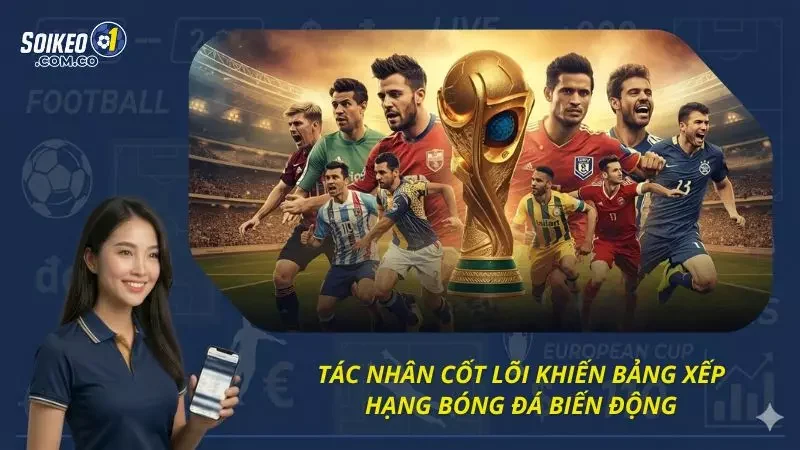 Những nguyên nhân có thể ảnh hưởng trực tiếp đến bảng xếp hạng