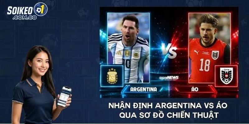Nhận định Argentina vs Áo qua sơ đồ chiến thuật