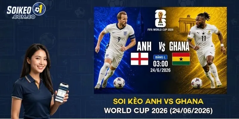 Soi Kèo Anh Vs Ghana World Cup 2026 (24/06/2026)